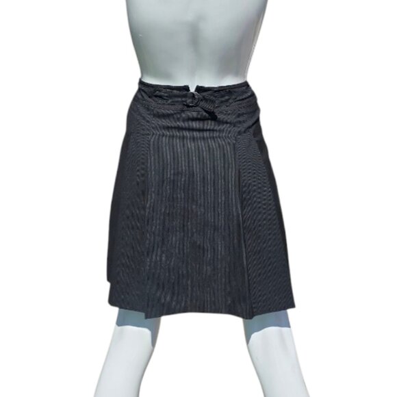 CYNTHIA STEFFEE Black Pleated Skirt sz 4 - Picture 6 of 8